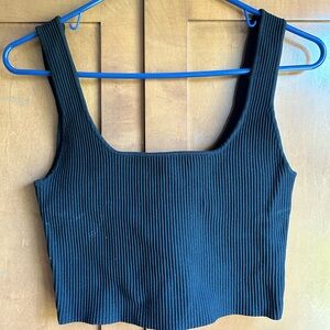 Glassons Black Squareneck tank